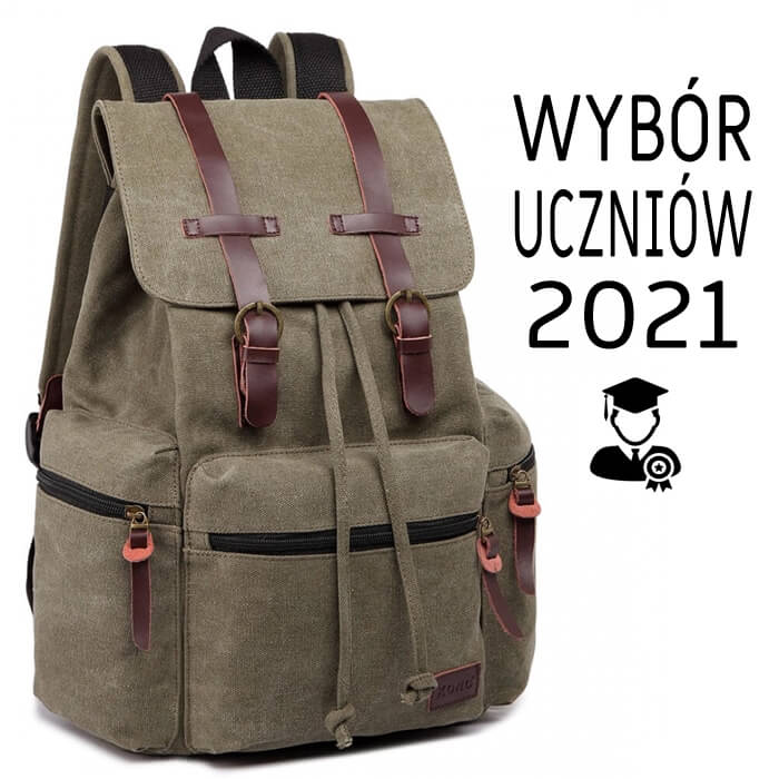 Plecak z płótna vintage do szkoły marki Kono plecak szkolny vintage