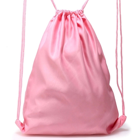 Zdjęcie Różowy plecak worek na sznurkach BASIC