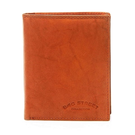 Zdjęcie Duży portfel męski ze skóry rudy C70